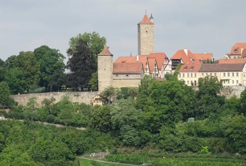 Stadtmauer Rothenburg, Rothenburg ob der Tauber, Germany, Germany